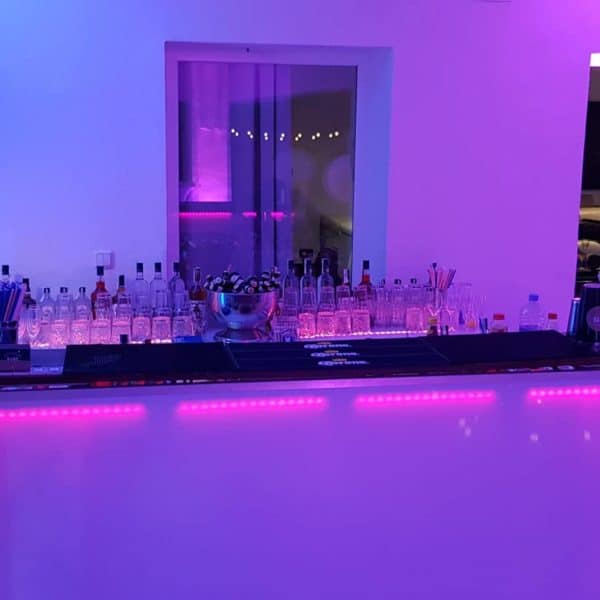 led mobile bar hire ibiza