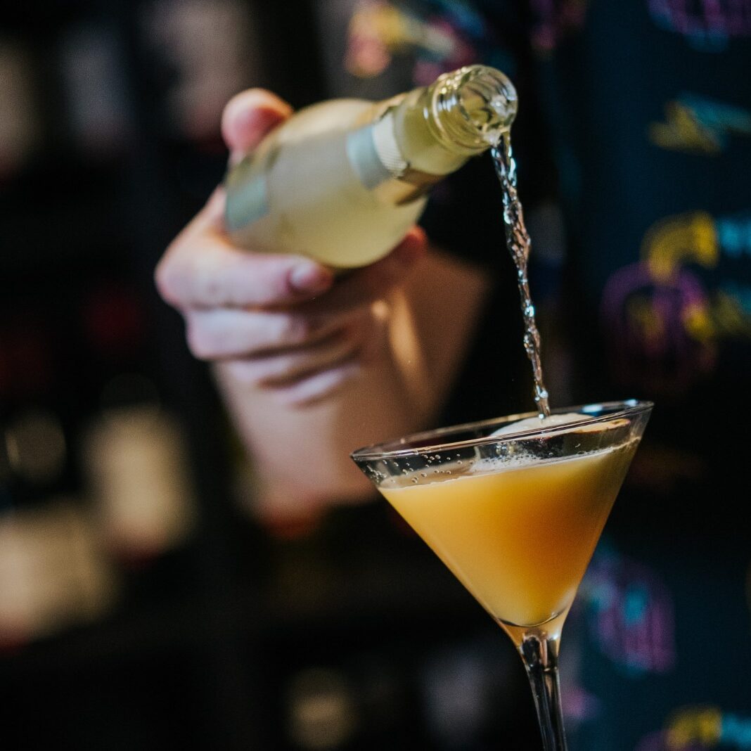 pornstar martini being served at a popular cocktails and drinks packages event 