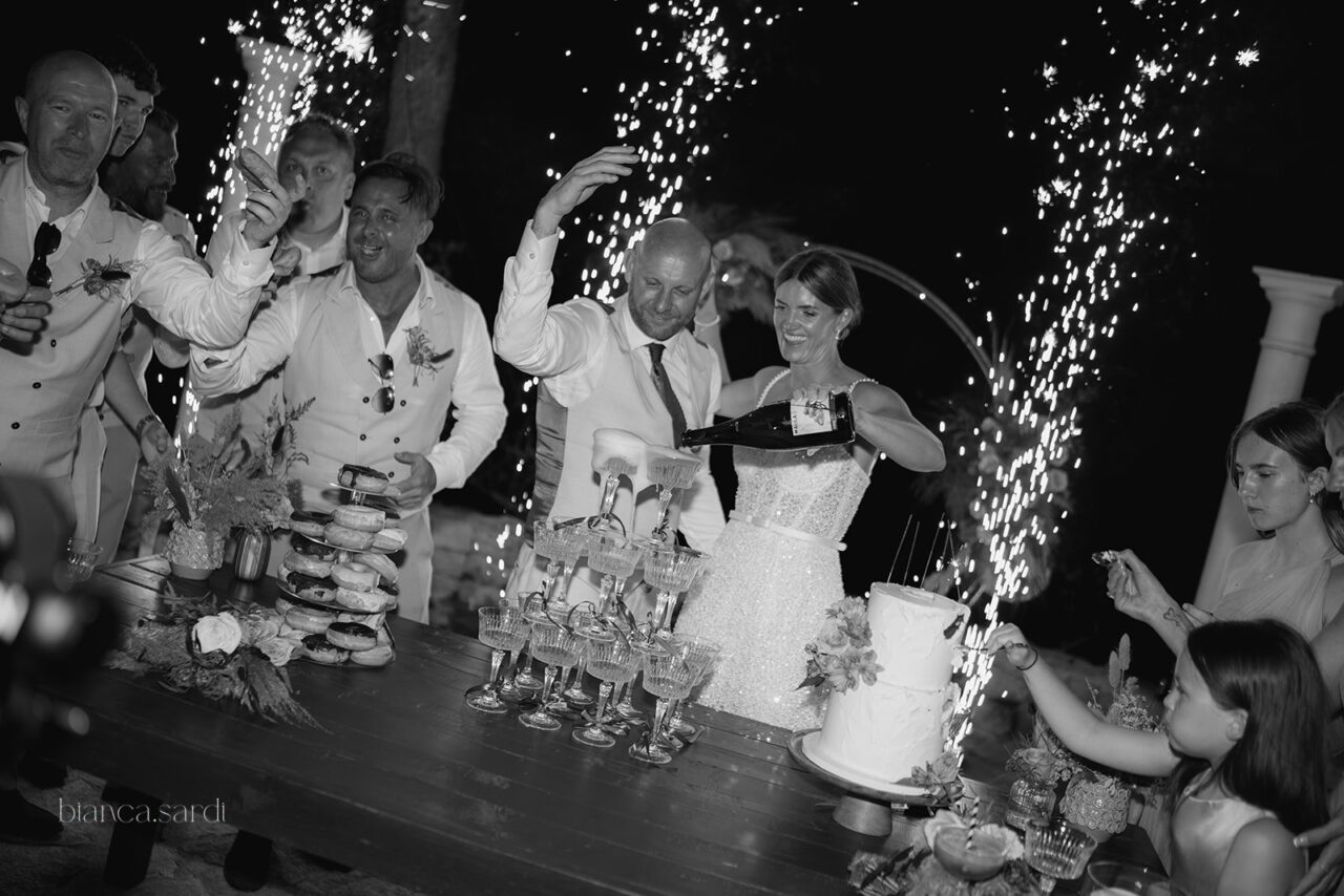 Wedding Champagne Tower Bar Service